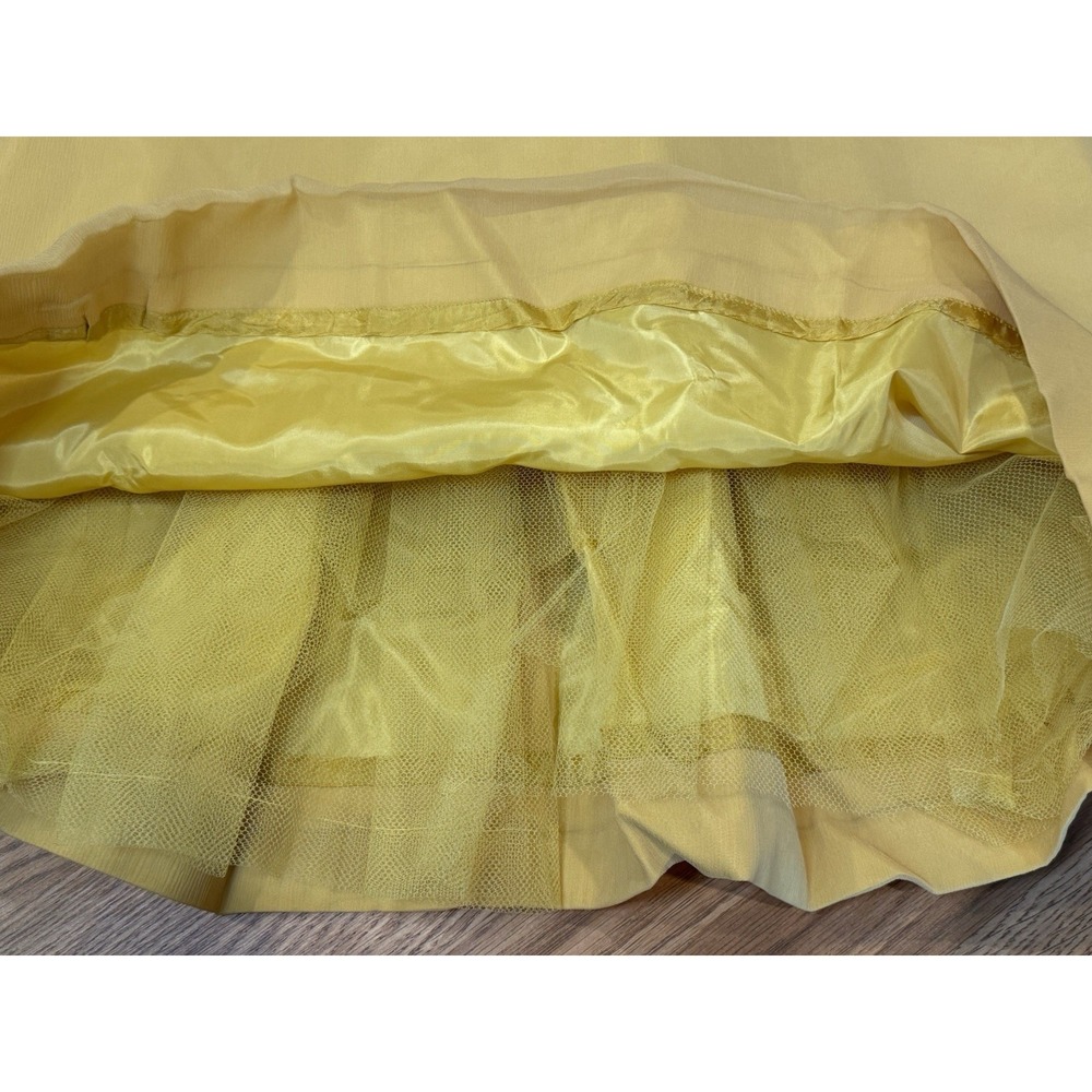 Vintage 1960s Lorrie Deb Formal Full Length Evening Dress Gown Chiffon Overlay S - Picture 11 of 14